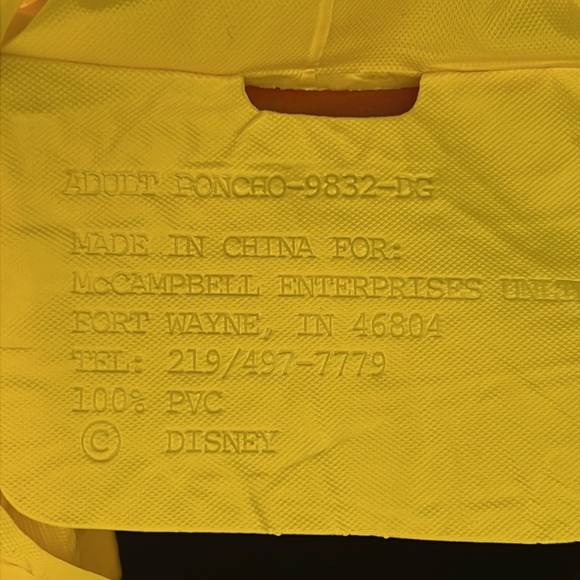 Disney Rain Poncho - Picture 8 of 8